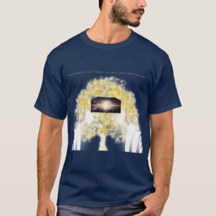 T-shirt Au commencement, DIEU dit : Que la lumière soit