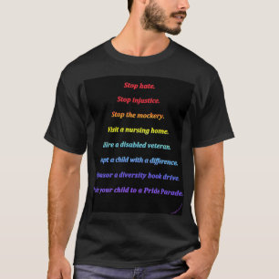 T-shirt Au delà de l'arc-en-ciel : Ce que nous pouvons