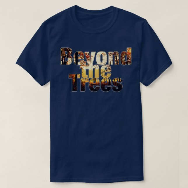 T-shirt Au-delà des arbres (Design devant)