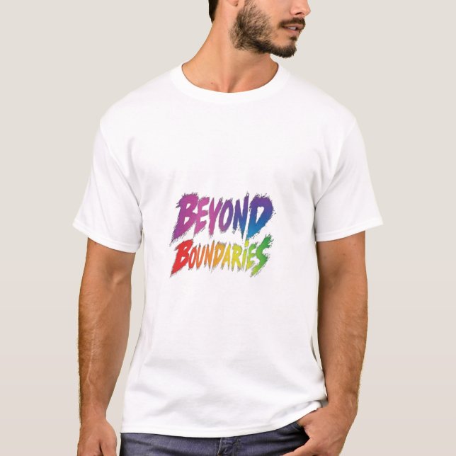 T-shirt au-delà des limites (Devant)