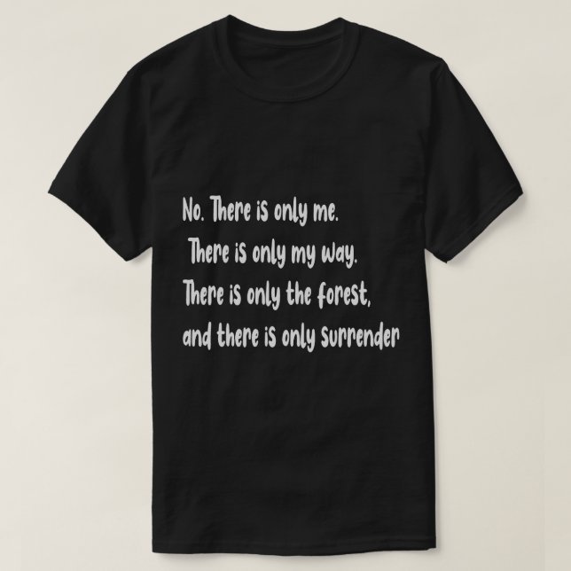 T-shirt Au-Dessus De La Bête Du Mur Des Jardins (1) (Design devant)