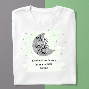 T-shirt Au-Dessus De La Lune   Baby shower neutre