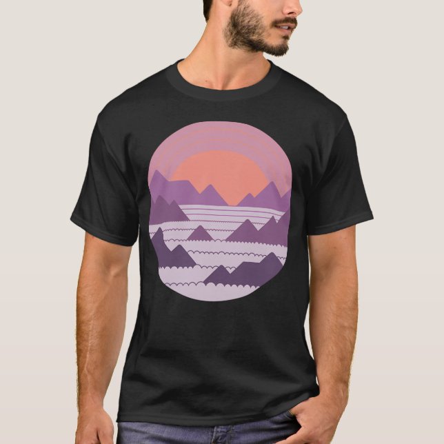 T-shirt Au-Dessus Des Nuages (Devant)
