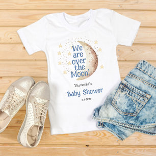 T-shirt Au-dessus du Baby shower de la Lune