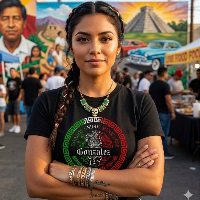 T-shirt au nom de famille Gonzalez (Gonzalez Last name T-shirt)