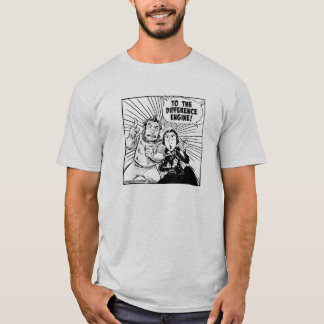 T-shirt Au panneau de moteur de différence