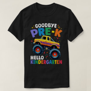 T-shirt Au revoir camion monstre de fin de pré-maternelle 