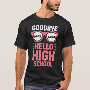 T-shirt Au revoir collège Bonjour professeur de lycée St