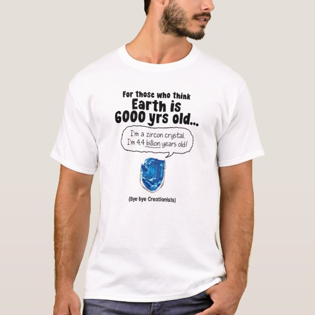 T-shirt "Au revoir les créationnistes !" - (Devant)