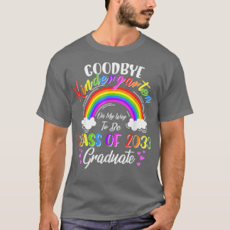 T-shirt Au Revoir Maternelle Classe De 2033 2021 Grad Bonj