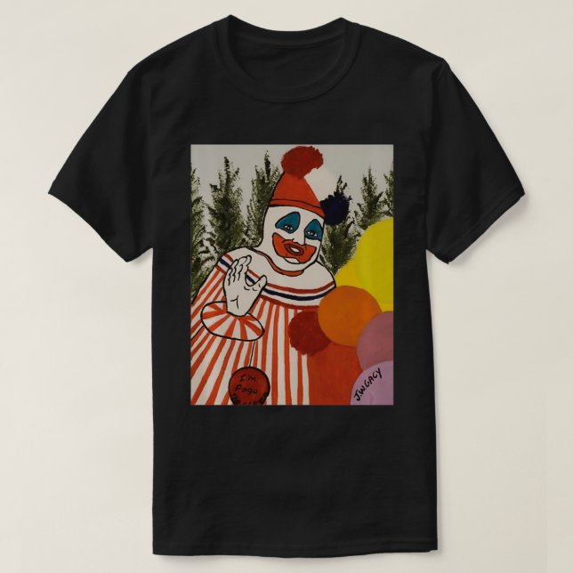 T-shirt Au revoir Pogo le clown de Gacy (Design devant)