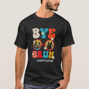 T-shirt Au revoir prof de frère heureux dernier jour d'éco