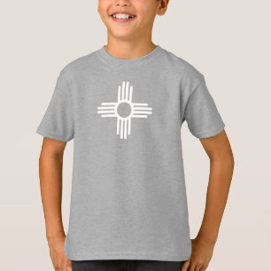 T-Shirt au symbole du soleil Zia du Nouveau-Mexiqu