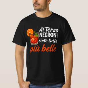 T-shirt au troisième negroni vous êtes toutes plus belles 