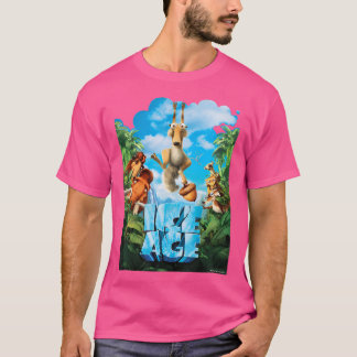 T-shirt Aube De L'Âge De Glace Du Film Dinosaures