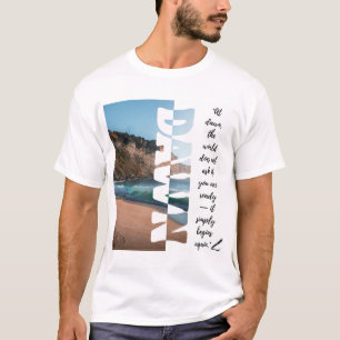 T-shirt Aube — Recommencez simplement