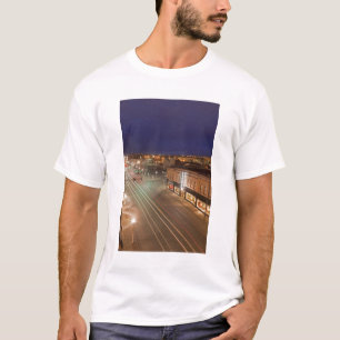 T-shirt Aube sur Main Street de Bismarck, Dakota du Nord