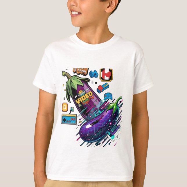 T-shirt aubergine (Devant)