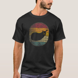 T-shirt Aubergine Cuisiner nourriture Vintage désistée sty