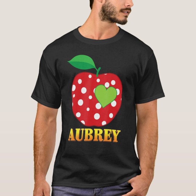 T-shirt Aubrey School Love Back To School Girl Student (Devant)