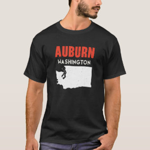 T-shirt Auburn Washington États-Unis État Amérique Voyage