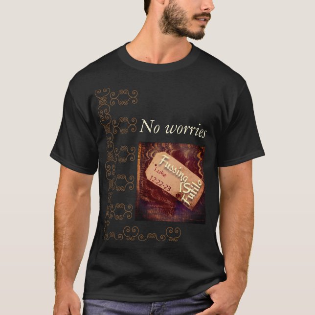 T-shirt Aucun 12h25 de Luc d'inquiétudes (Devant)