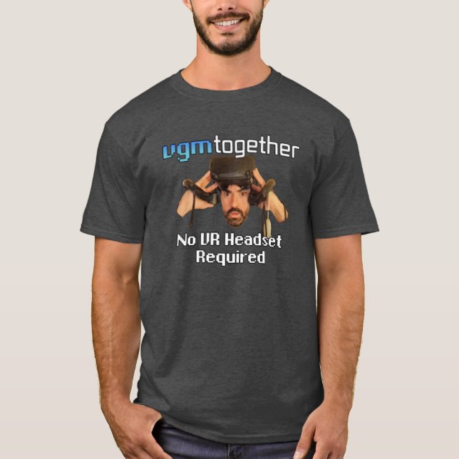 T-shirt Aucun casque VR requis (Devant)