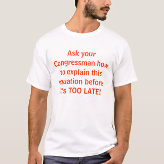 T-SHIRT AUCUN CO2 = AUCUN RÉCHAUFFEMENT CLIMATIQUE MORT