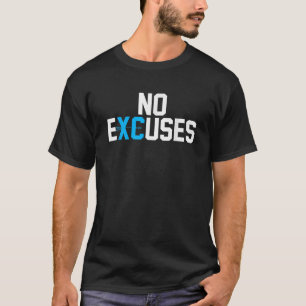 T-shirt Aucun Excusez Cross Country Track Et Field Running