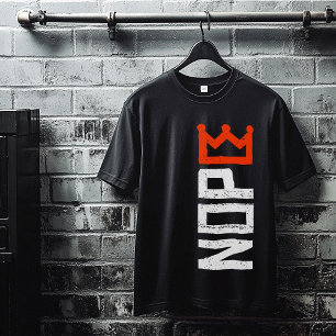 T-shirt Aucun Kings Nope Signe de protestation Texte Verti