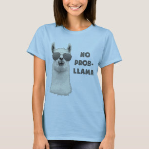 T-shirt Aucun lama de problème
