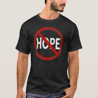 T-shirt Aucun logo de signe d'espoir