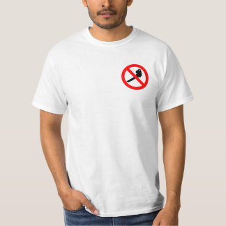 T-shirt Aucun logo de ventilateurs de feuille