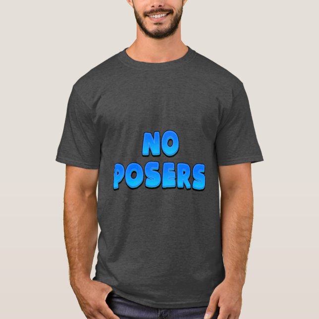 T-shirt Aucun Poseur (Devant)