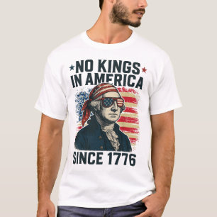 T-shirt Aucun rois en Amérique depuis 1776 Distressed USA