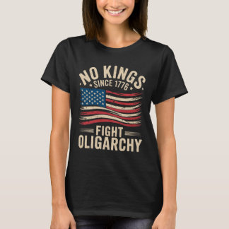T-shirt Aucun Rois En Amérique Depuis 1776 Lutter Contre L