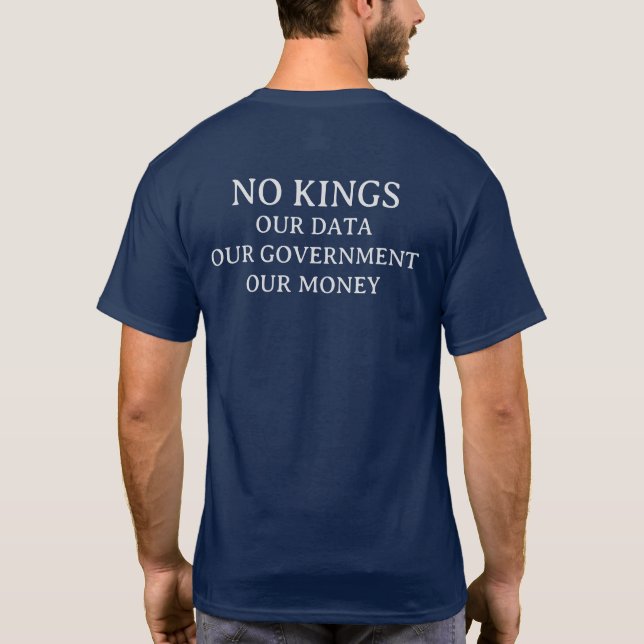 T-SHIRT AUCUN ROYAUME MANIFESTATION PERSONNALISÉE (Dos)
