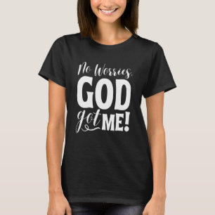 T-shirt Aucun souci Dieu m'a reçu Africain-Américain Chris