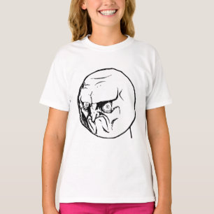 T-shirt Aucun visage fâché Rageface Meme de rage comique