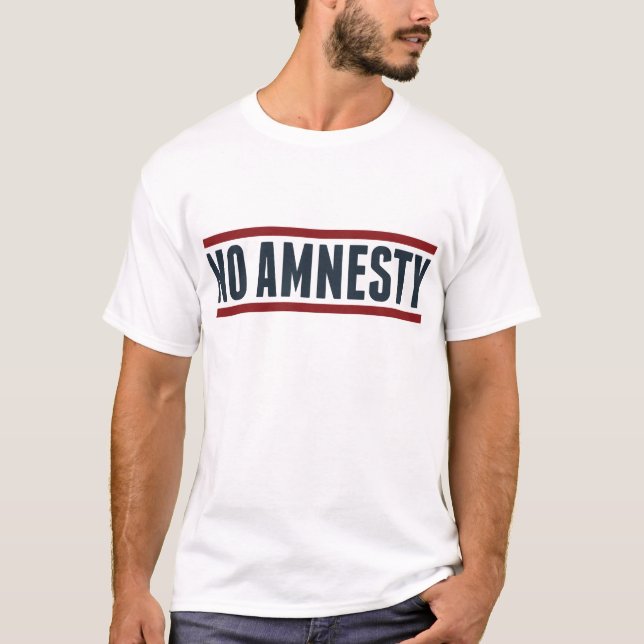 T-shirt Aucune amnistie (Devant)