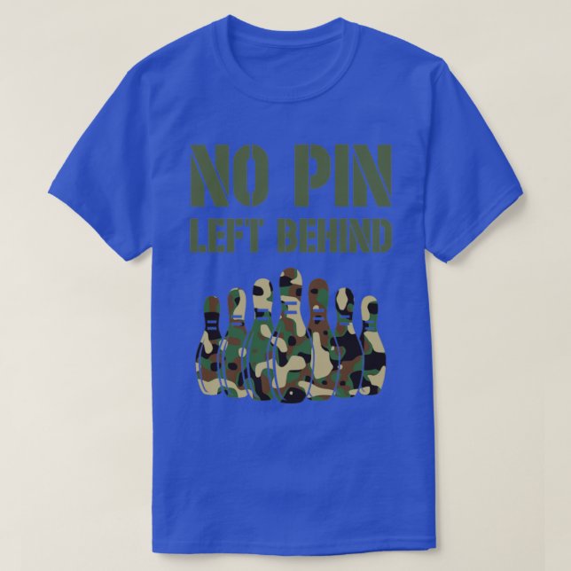 T-shirt Aucune broche laissée derrière des skittttes de bo (Design devant)