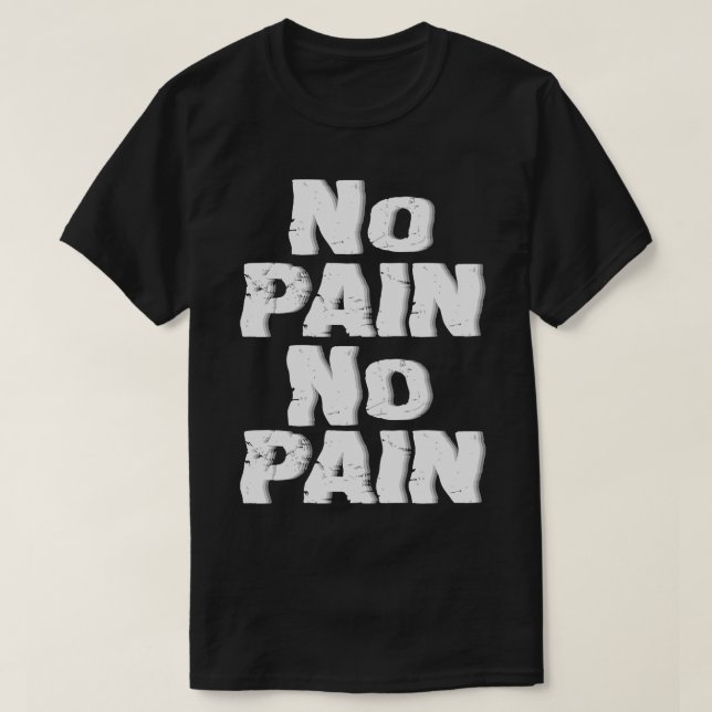 T-SHIRT AUCUNE DOULEUR AUCUNE DOULEUR (Design devant)