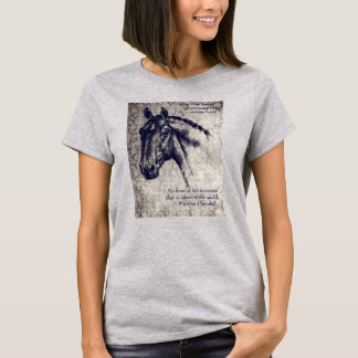 T-shirt Aucune heure n'est Winston Churchill gaspillé