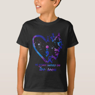 T-shirt Aucune histoire ne devrait se terminer trop tôt pr