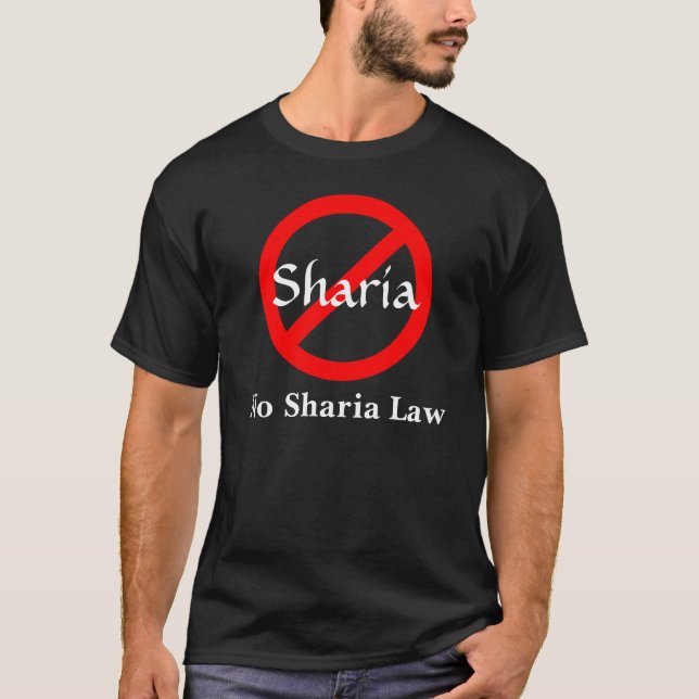 T-shirt Aucune loi de Sharia (Devant)