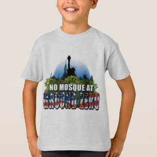 T-shirt Aucune mosquée à point zéro (liberté)