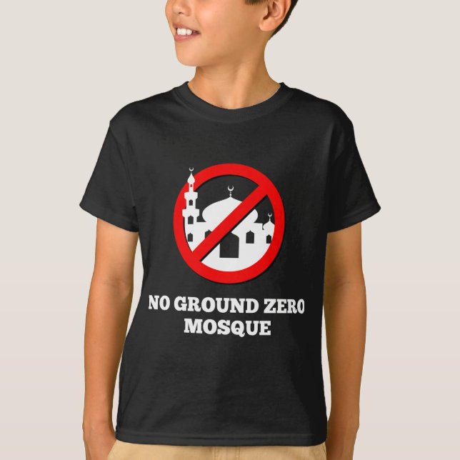 T-shirt Aucune mosquée de point zéro (Devant)
