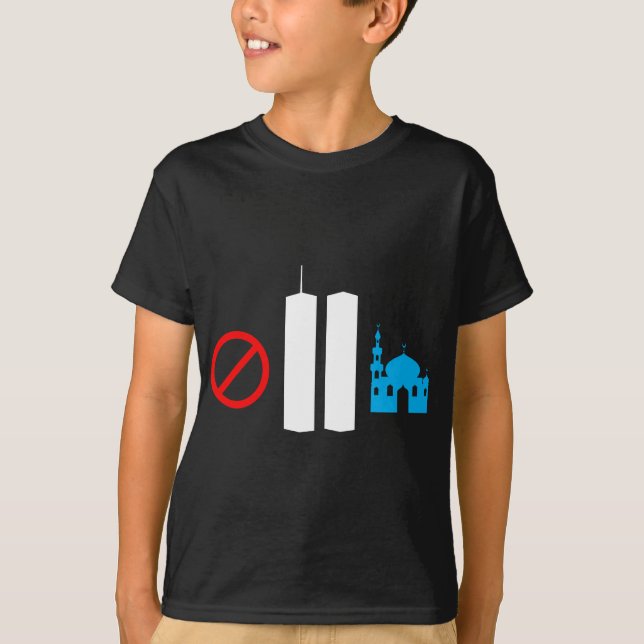 T-shirt Aucune mosquée de point zéro (Devant)