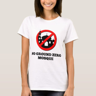 T-shirt Aucune mosquée de point zéro