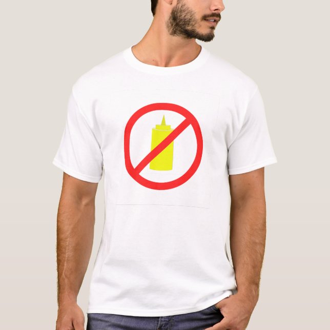 T-shirt Aucune moutarde (Devant)